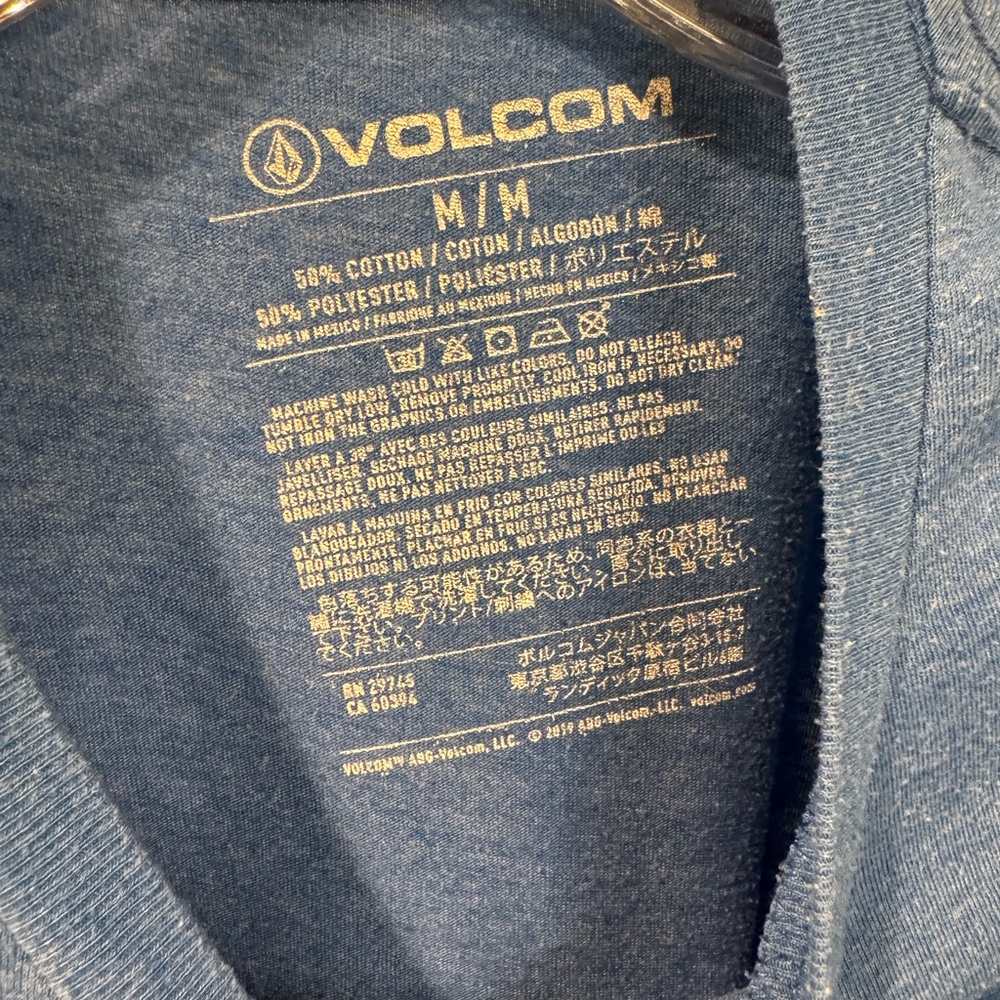 Volcom Heather Blue Tee - Picture 2 of 3